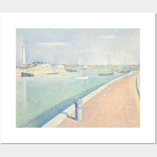 The Channel of Gravelines, Petit Fort Philippe by Georges-Pierre Seurat Posters and Art
